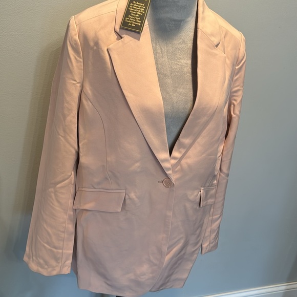DG2 Diane Gilman pink blazer NWT L - Picture 2 of 11
